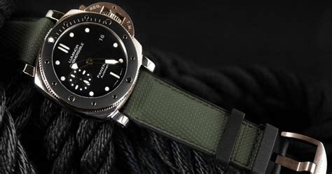 panerai rubber strap 42mm|aftermarket Panerai straps.